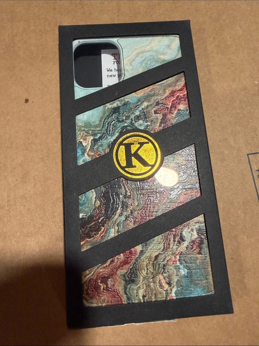 Keyway Abstract Marble Pattern Phone Case - Multicolor Keyway IPhone 11 Pro Max